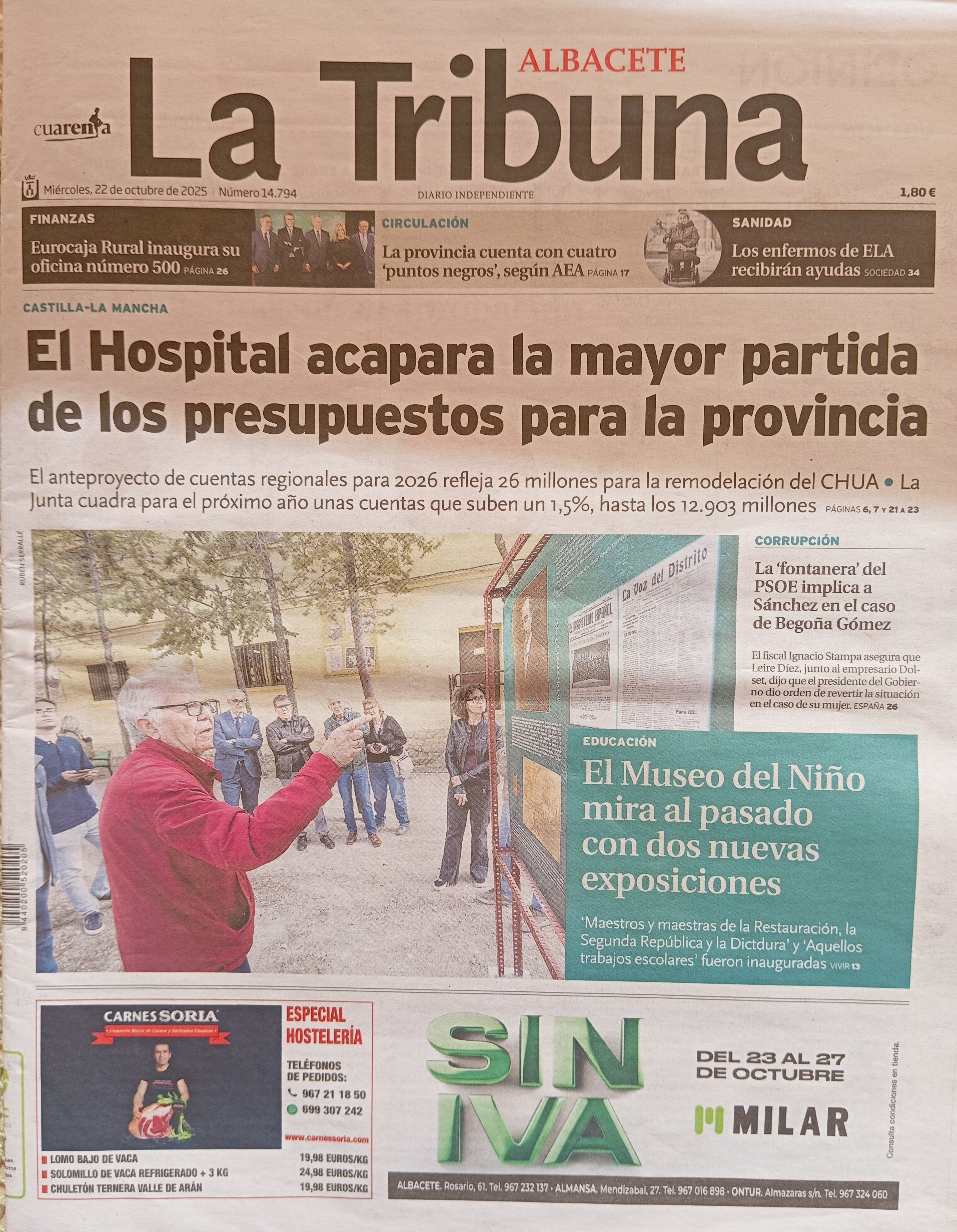 El Museo del Niño en el periódico La Tribuna de Albacete (1)